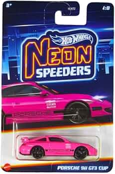 Amazon.com: Hot Wheels Neon Speeders Porsche 911 GT3 Cup 1/8